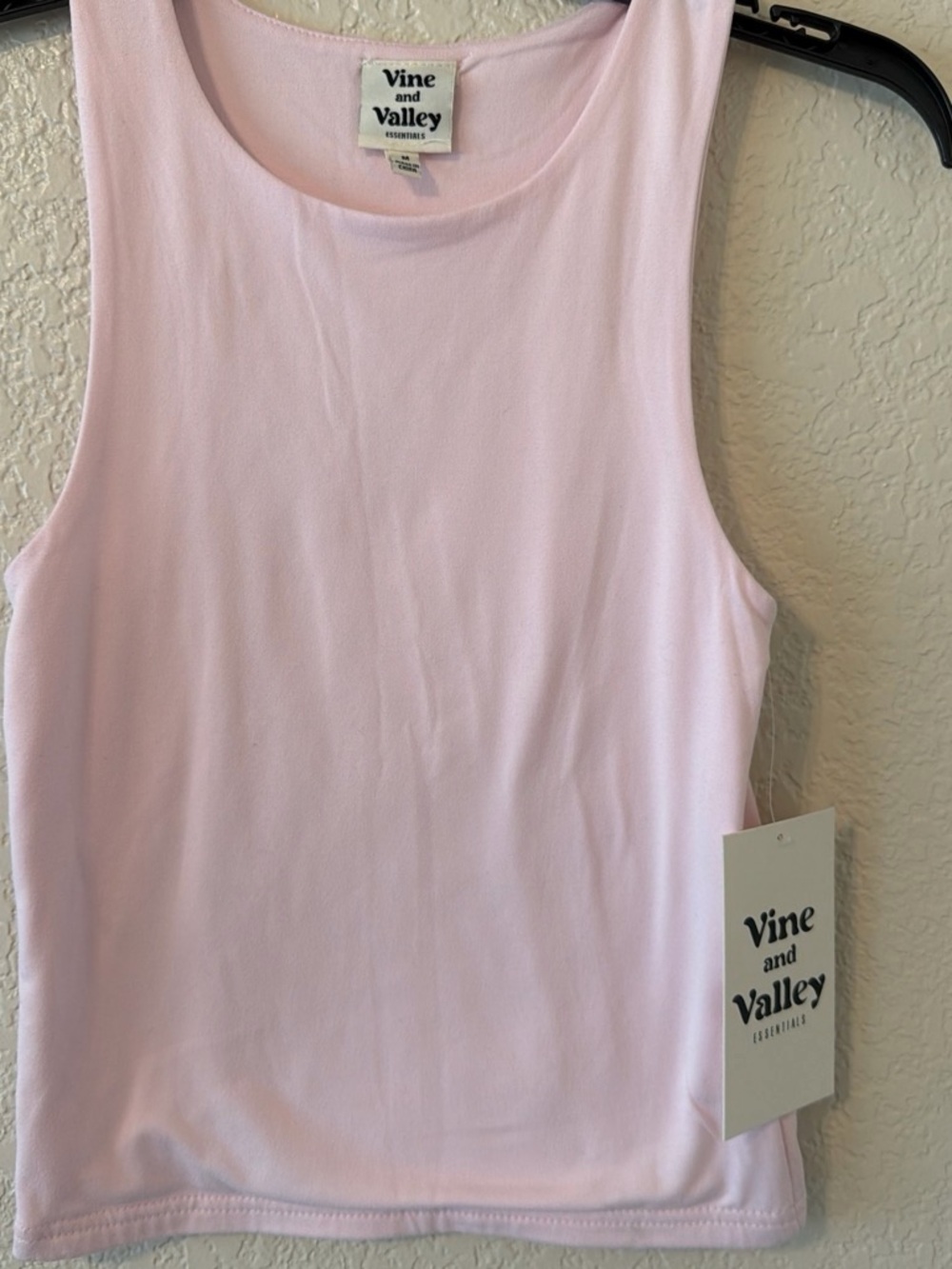 Women's Pink Sleeveless Tank Top